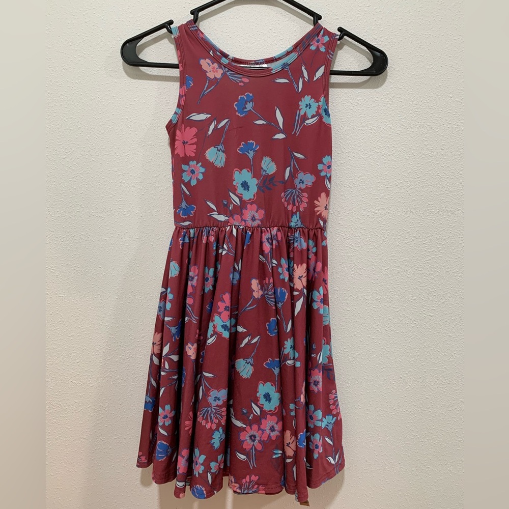 Dot Dot Smile Floral Print Tank Dress